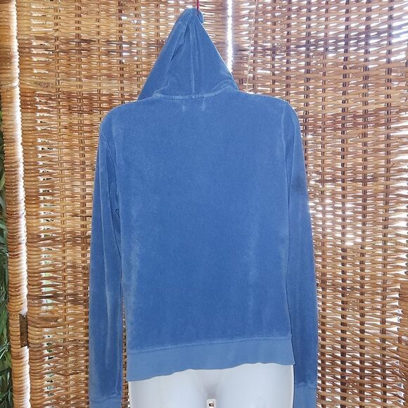 Y2K VINTAGE RARE JUICY COUTURE TERRY CLOTH TRACKSUIT HOODIE JACKET - Picture 2 of 11